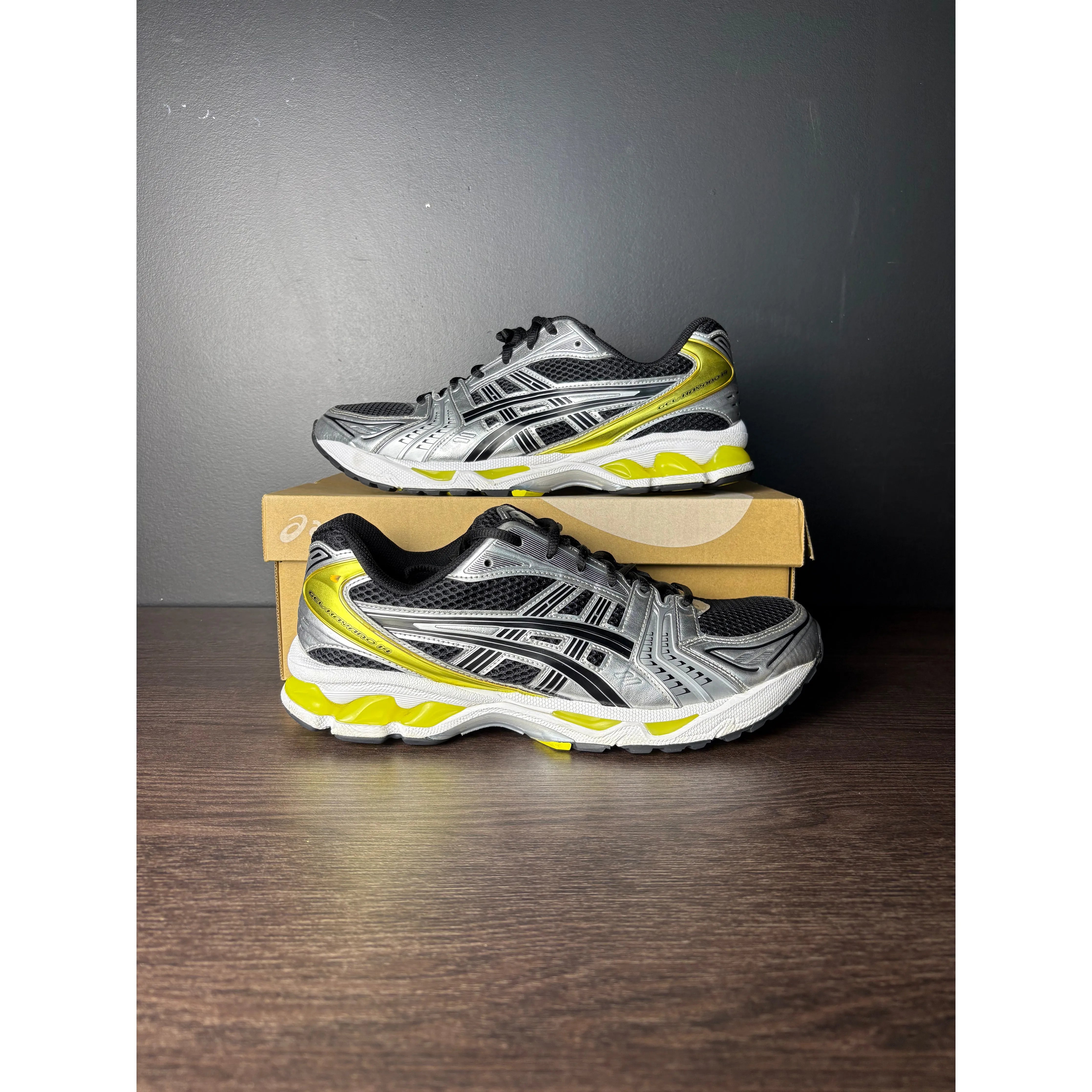ASICS Gel-Kayano 14 "Black Lemon Spark" **PRE-OWNED**