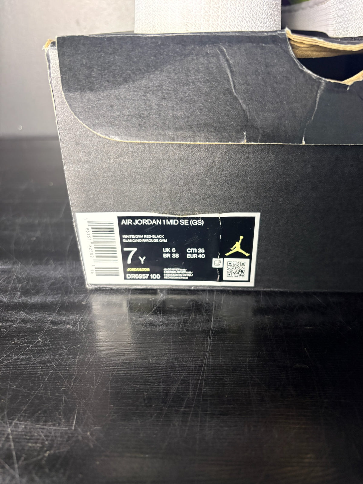 Air Jordan 1 Mid SE "Messy Room" (GS) **PRE-OWNED**
