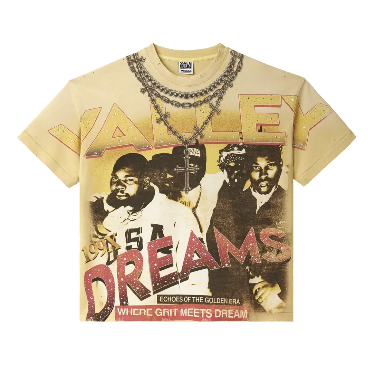 Vale "Golden Chambers" Bling T-Shirt