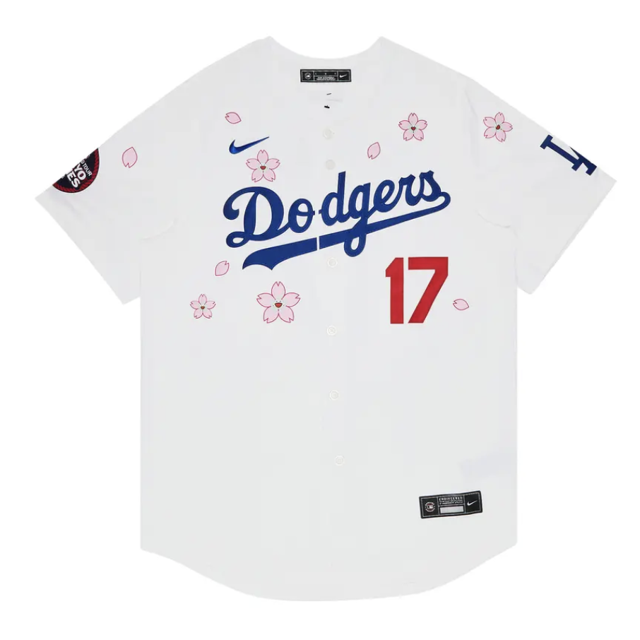 Nike x Takashi Murakami x MLB World Tour Tokyo Series 2025 Dodgers "Ohtani" Jersey (White)