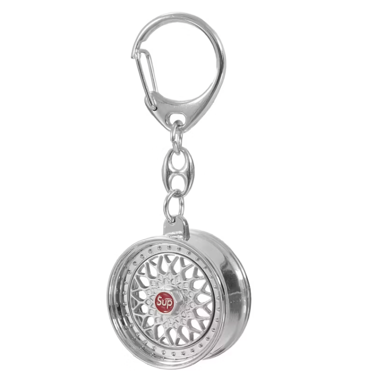 Supreme BBS RS "Rim" Keychain (Silver)