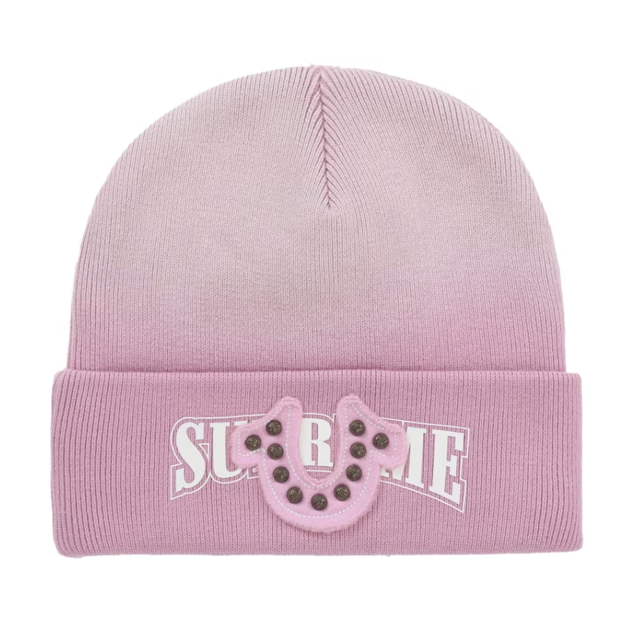 Supreme x True Religion Beanie (FW25) (Pink)