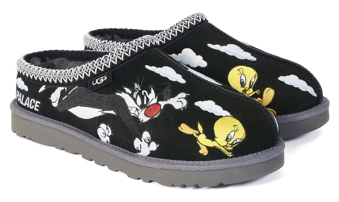UGG Tasman Slipper x Palace  "Looney Tunes" (Black)