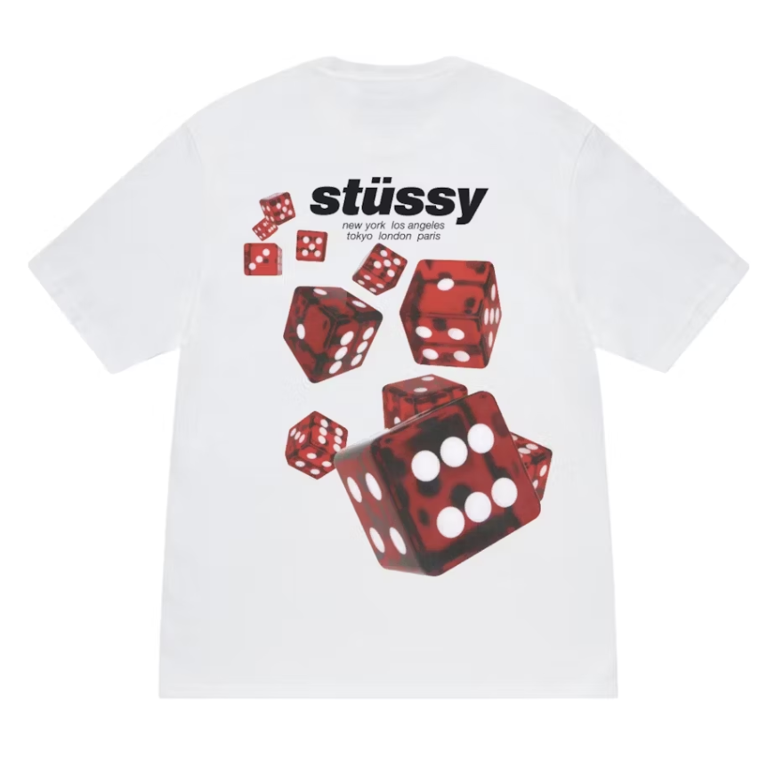 Stussy "Rollers" Tee (White)