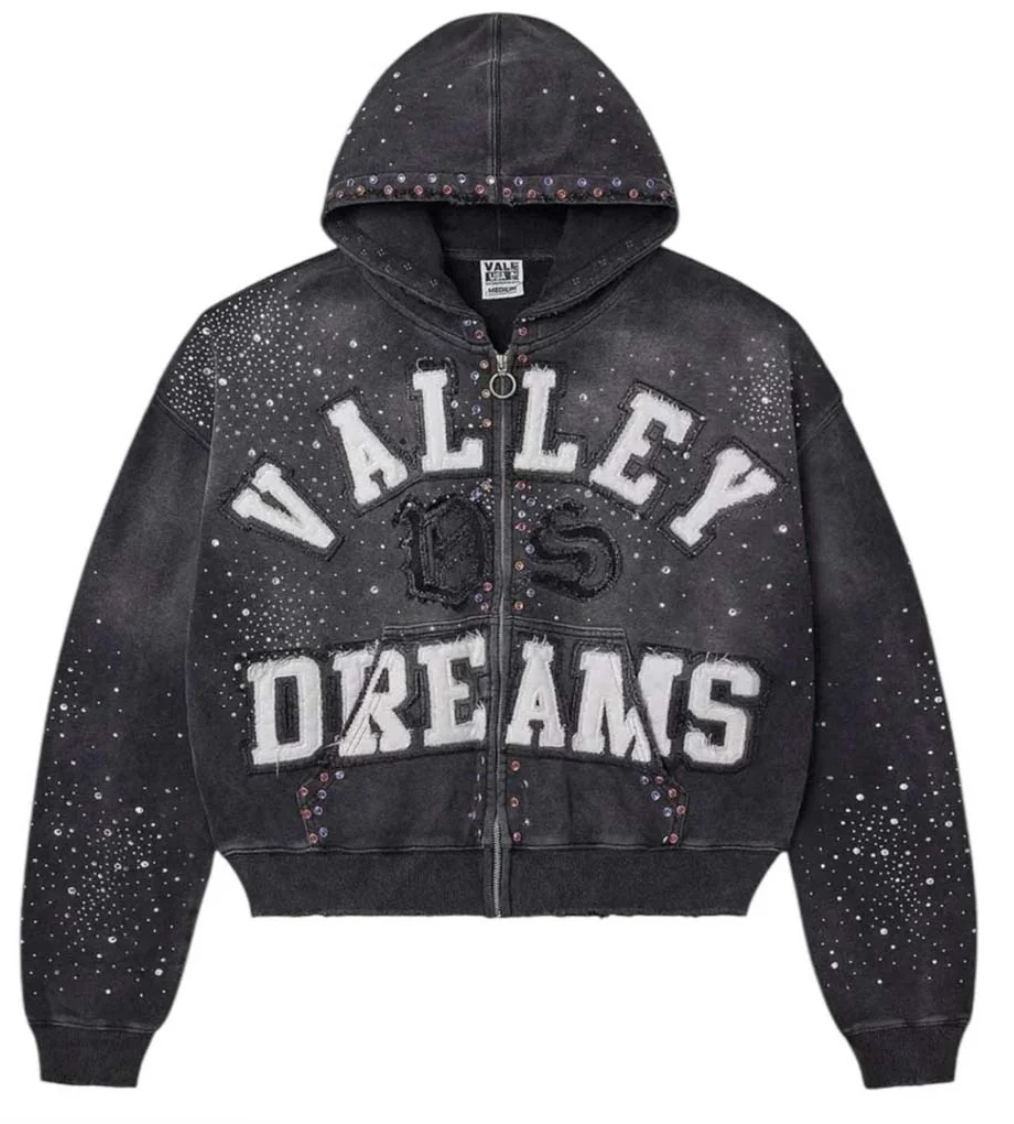 Vale Forever "Classico" Zip Up Hoodie (Black)