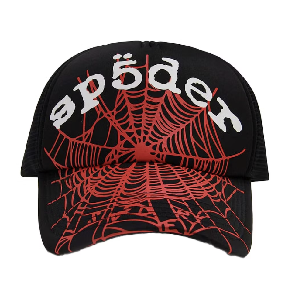 Sp5der "OG Web" V2 " Trucker (Black)