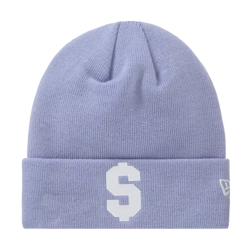 Supreme x New Era "$" Beanie (Light Purple)
