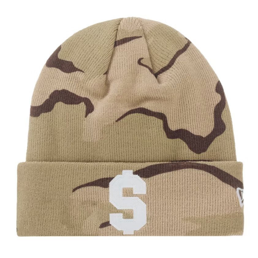 Supreme x New Era "$" Beanie (Desert Camo)