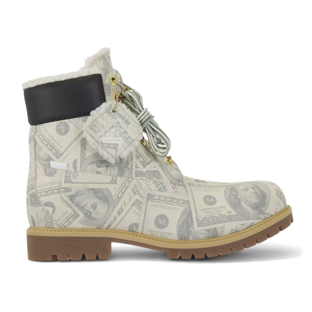 Timberland 6" Premium Waterproof Boot Supreme x MM6 Maison Margiela "$100 Bills"