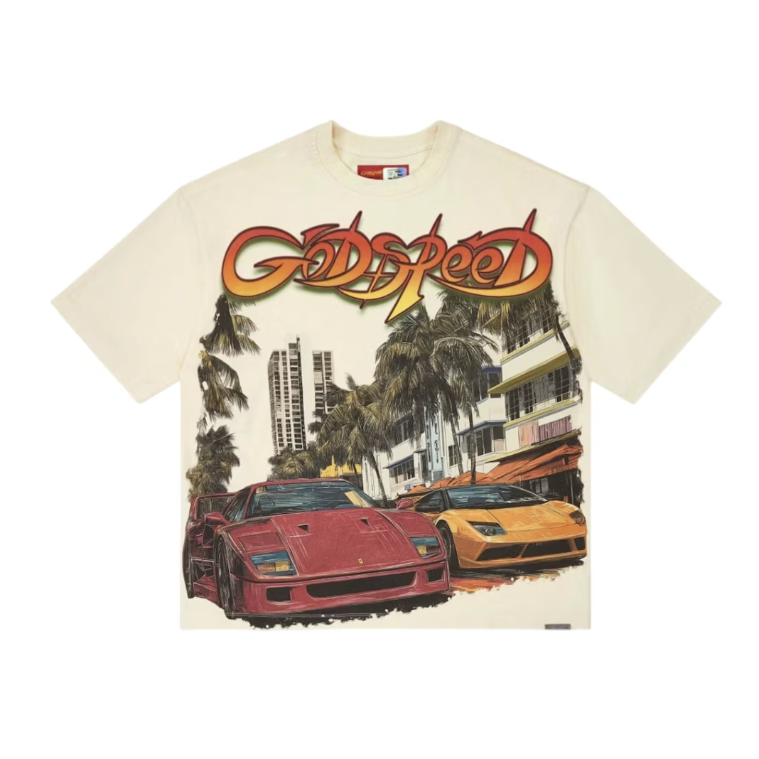 Godspeed "South Beach Drive" T-Shirt (Bone)