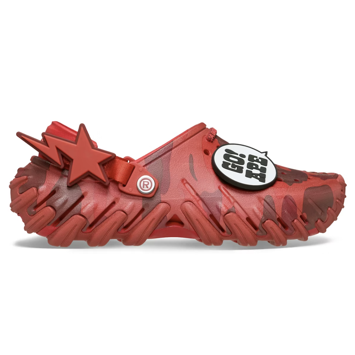 Crocs Echo RO Clog x Bape "Flame Camo"