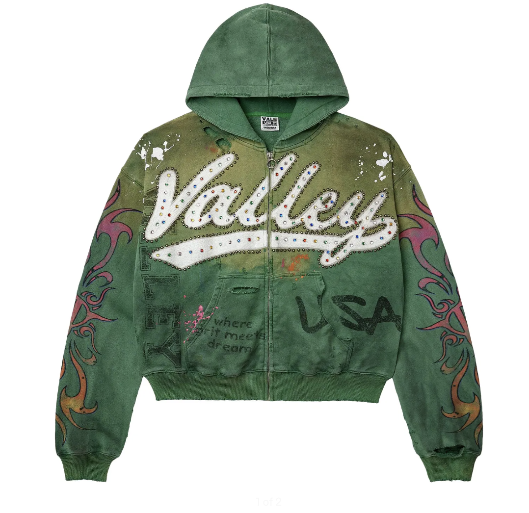 Vale Forever "Inferno" Zip Up (Green)