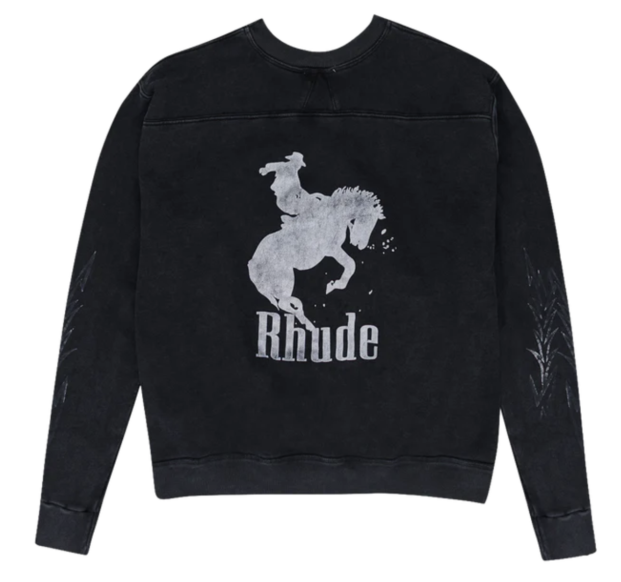 Rhude "Horse" Crewneck Sweatshirt (Black)