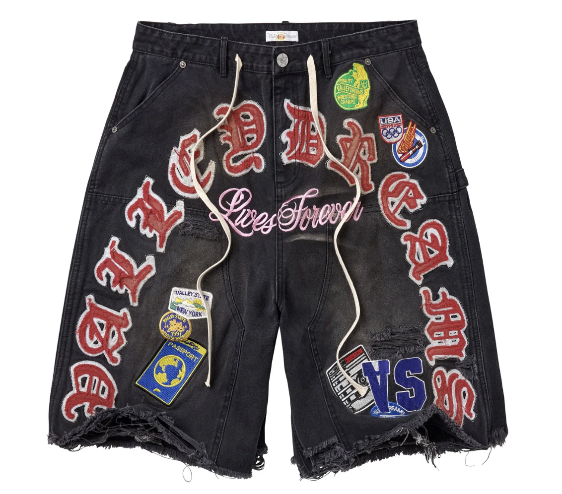 Vale Forever "Workshop" Jorts (Black)