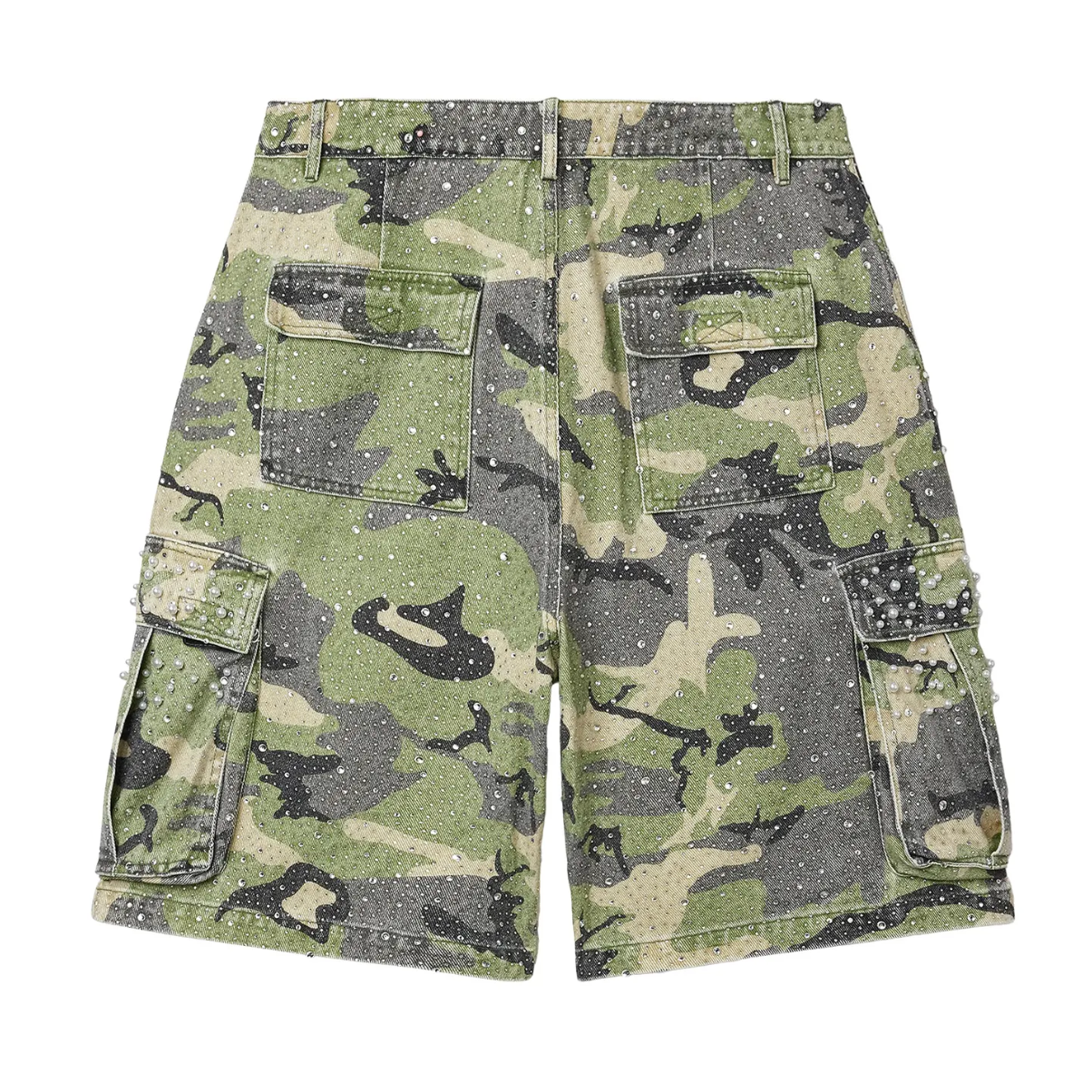 Vale Forever "Soulja Camo" Jorts (Green/Camo)
