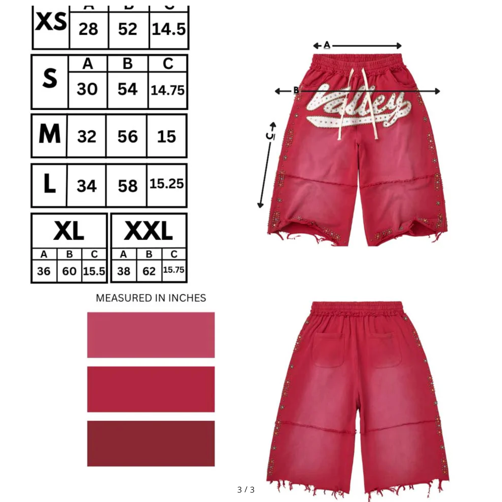 Vale Forever "Skittle Sworts" 3/4 (Red)