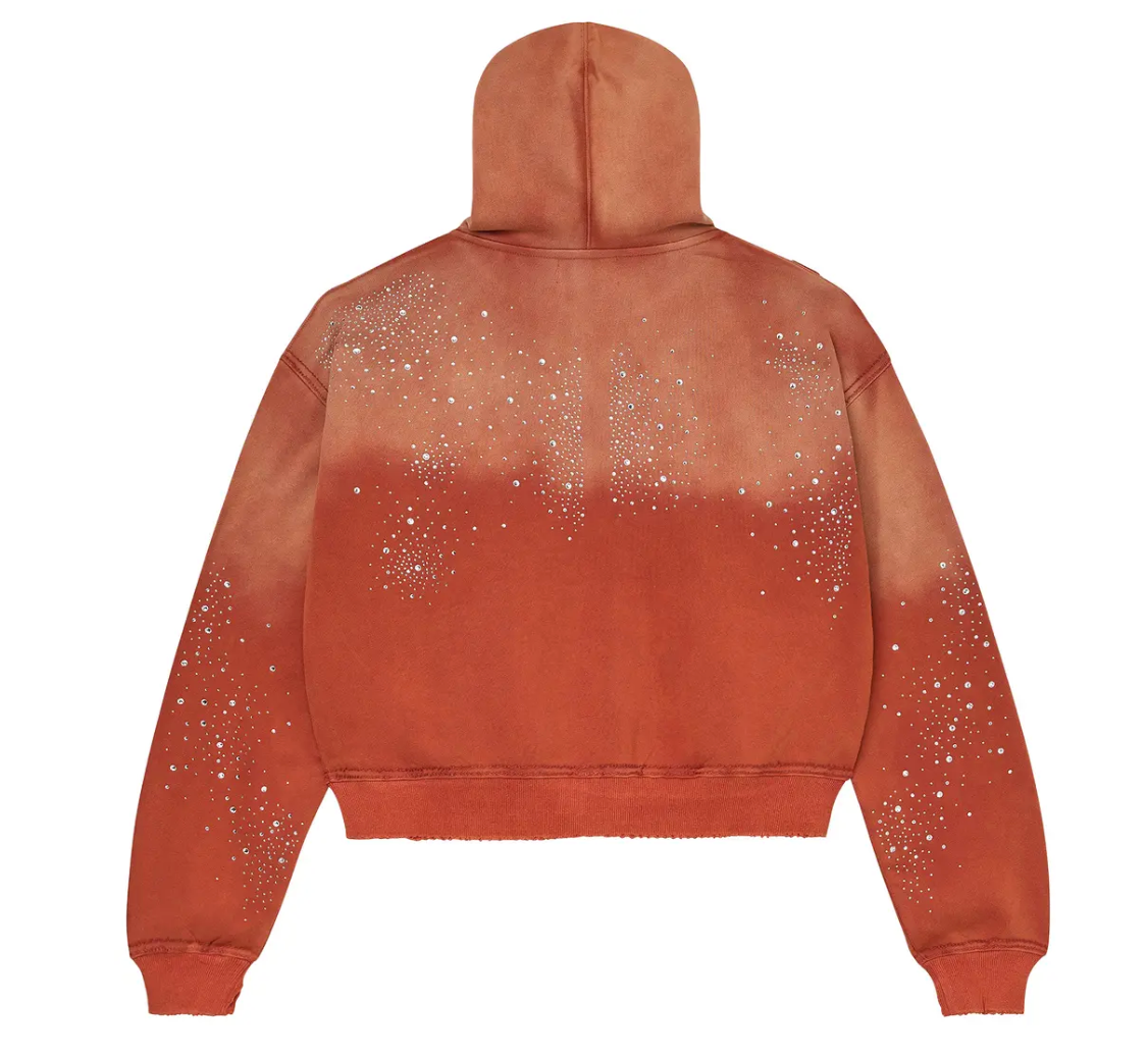 Vale Forever "Classico" Zip Up Hoodie (Orange)