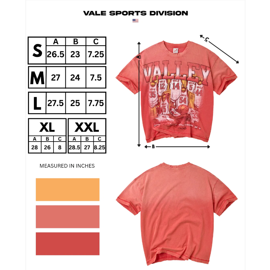 Vale Forever "Bleachers" Tee (Red)