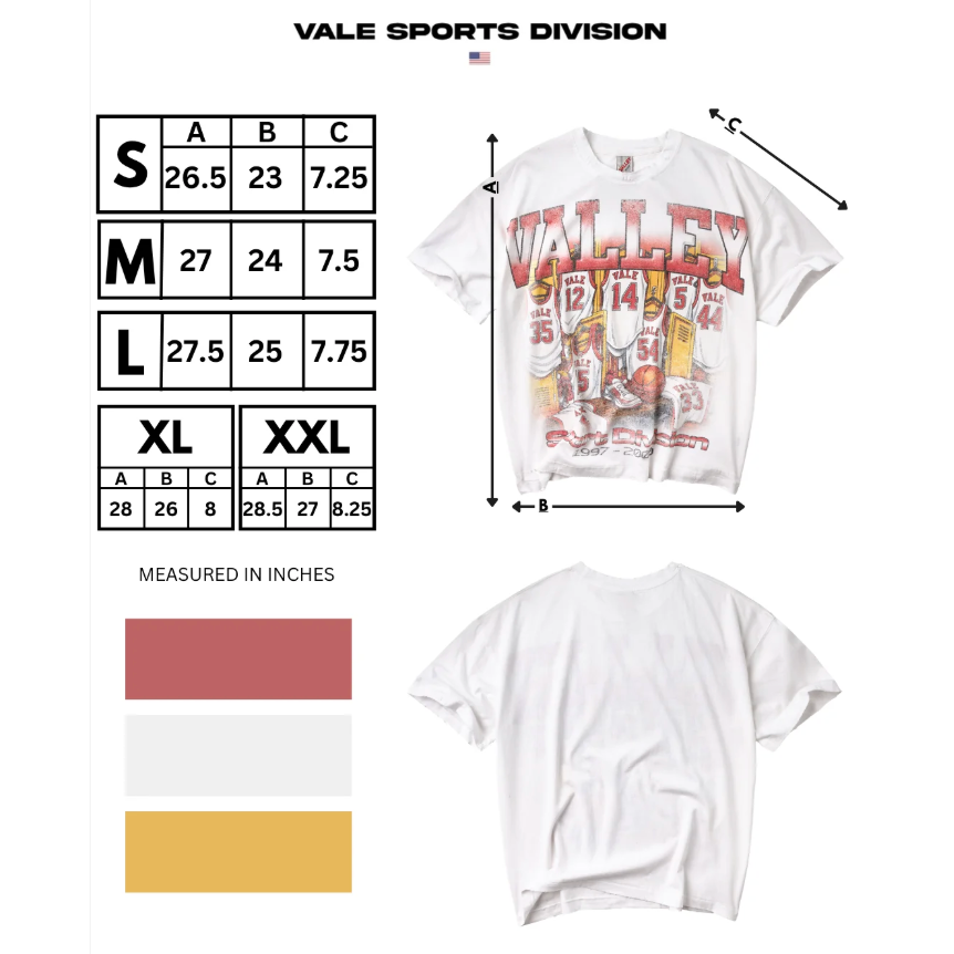 Vale Forever "Bleachers" Tee (White)