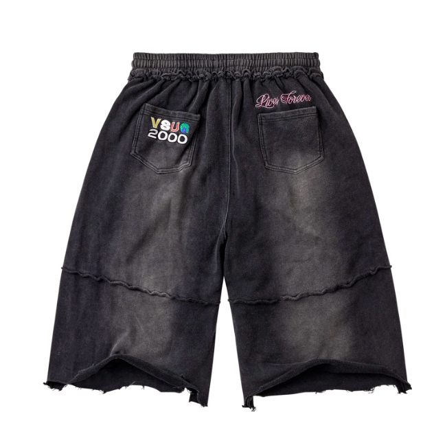 Vale Forever  "DIY VALE USA" 3/4 Shorts (Black)