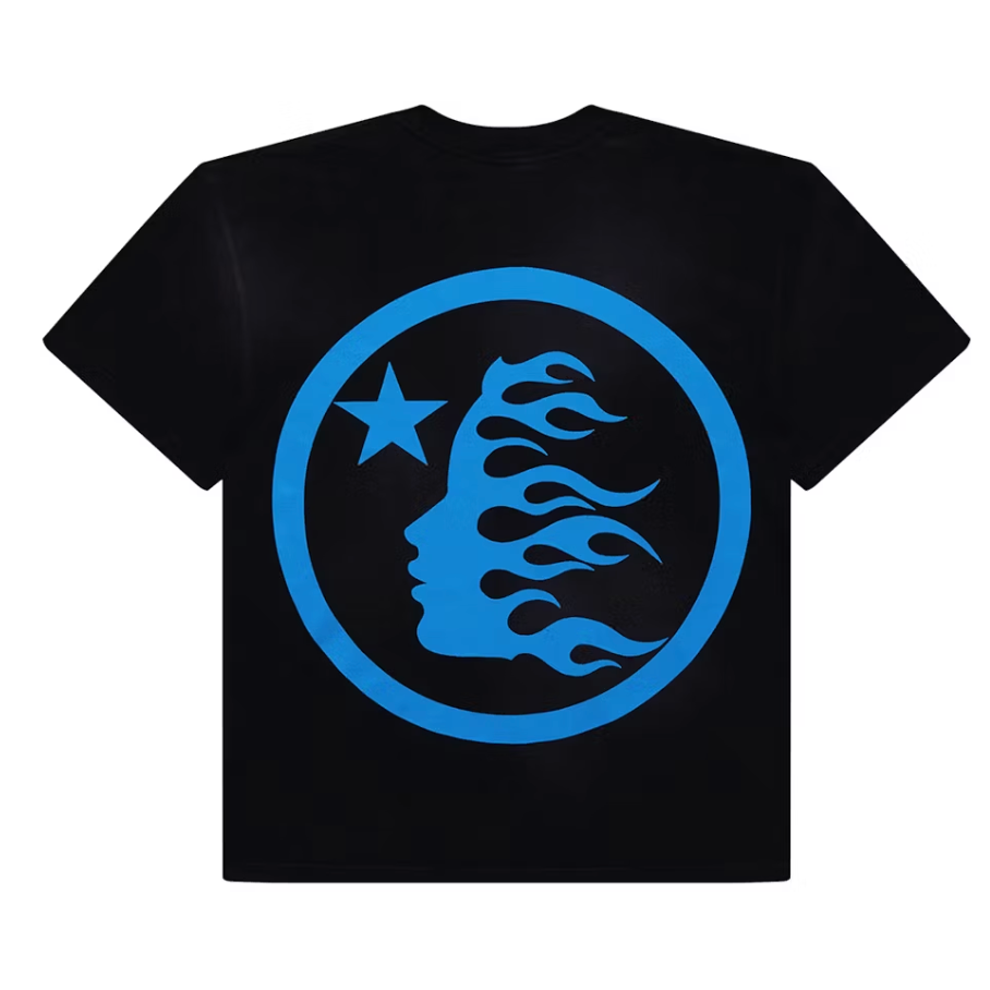 Hellstar "Classic" T-shirt (Gel Print) (Black/Blue)