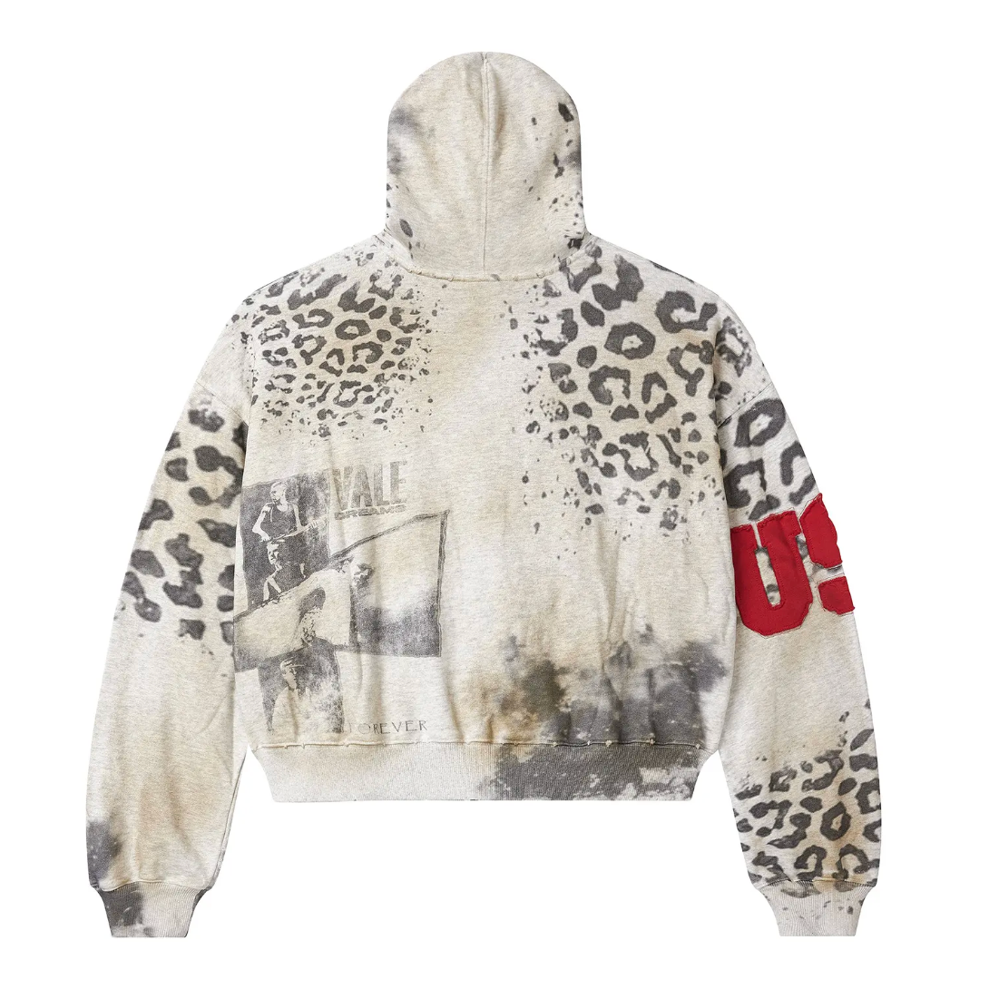 Vale Forever "Cheetah" Zip Up (Grey)