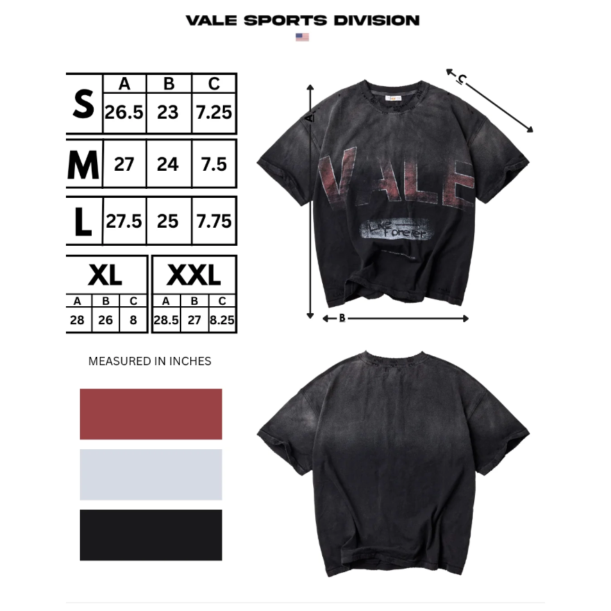 Vale Forever "Logo" Tee (BLACK)