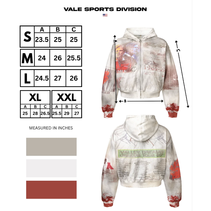 Vale Forever "The Great" Zip Up