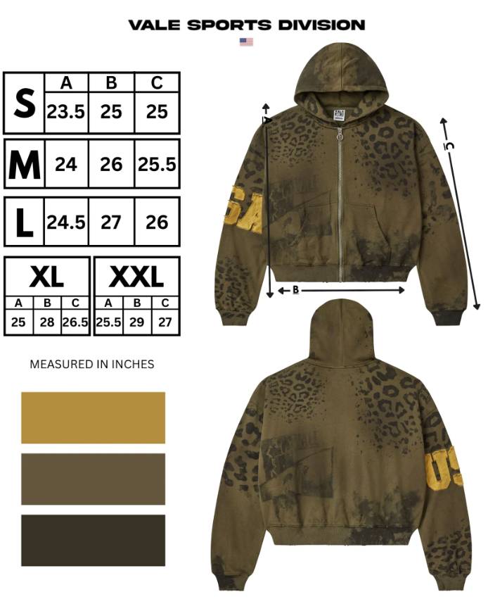 Vale Forever "Safari" Zip Up