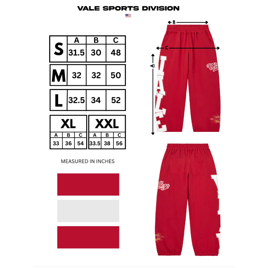 Vale Forever "Lego" Sweats (Cherry)