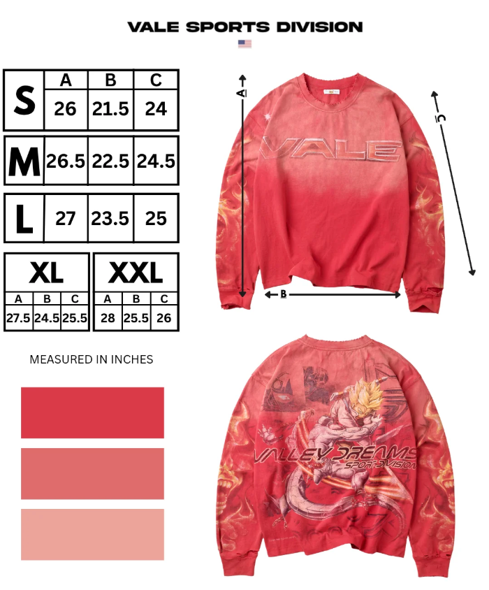 Vale Forever "Budokai" L/S (RED)