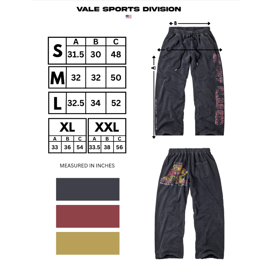 Vale Forever "Sport Classic" Sweats (Black)