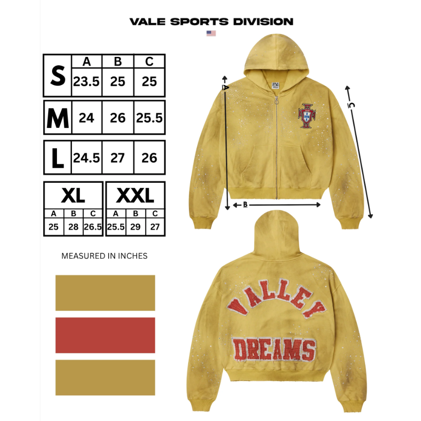 Vale Forever "Sun Cluster" Zip Up (Yellow)