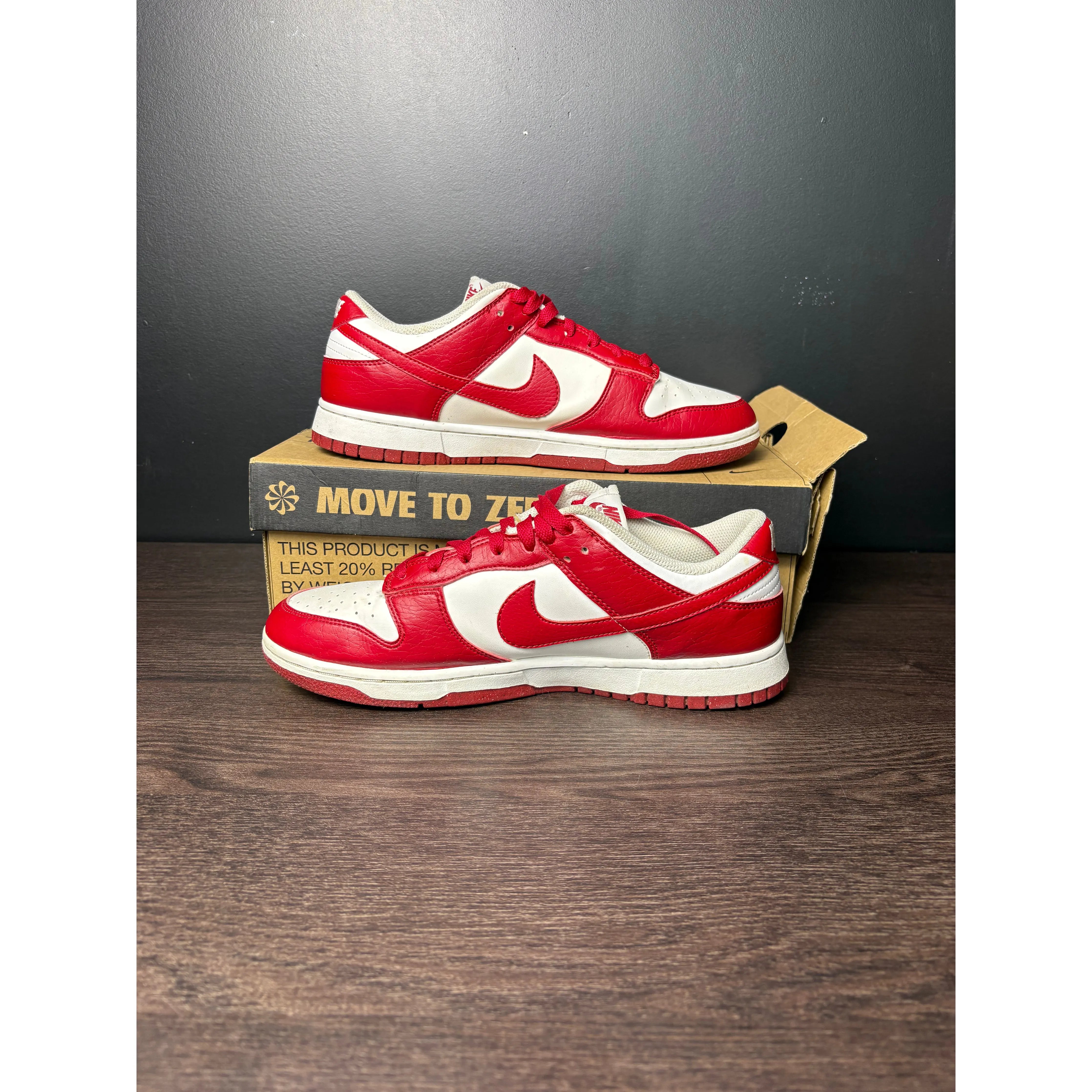 Nike Dunk Low Next Nature "White Gym Red" (WMNS) **PRE-OWNED**