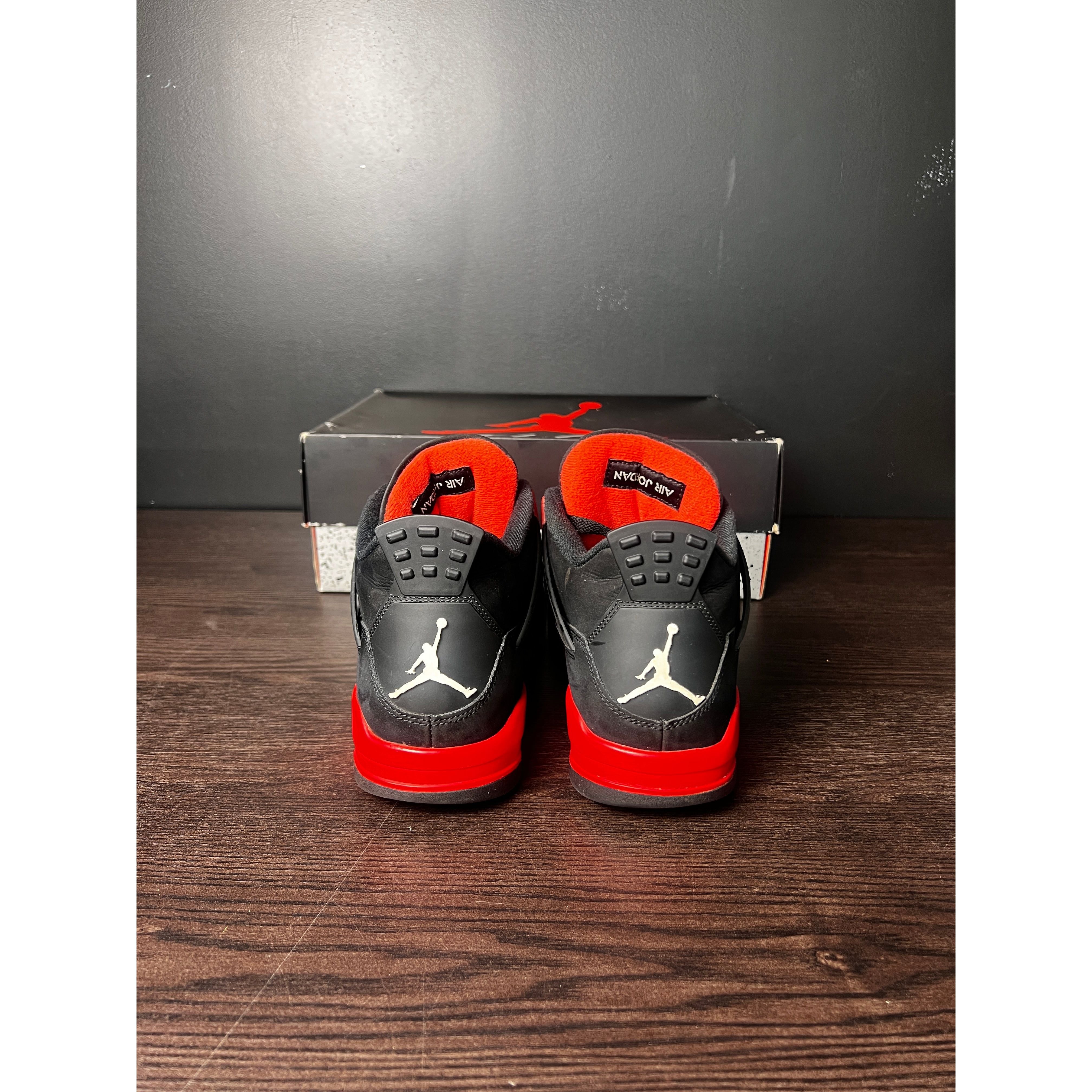 Air Jordan 4 Retro "Red Thunder" **PRE-OWNED**