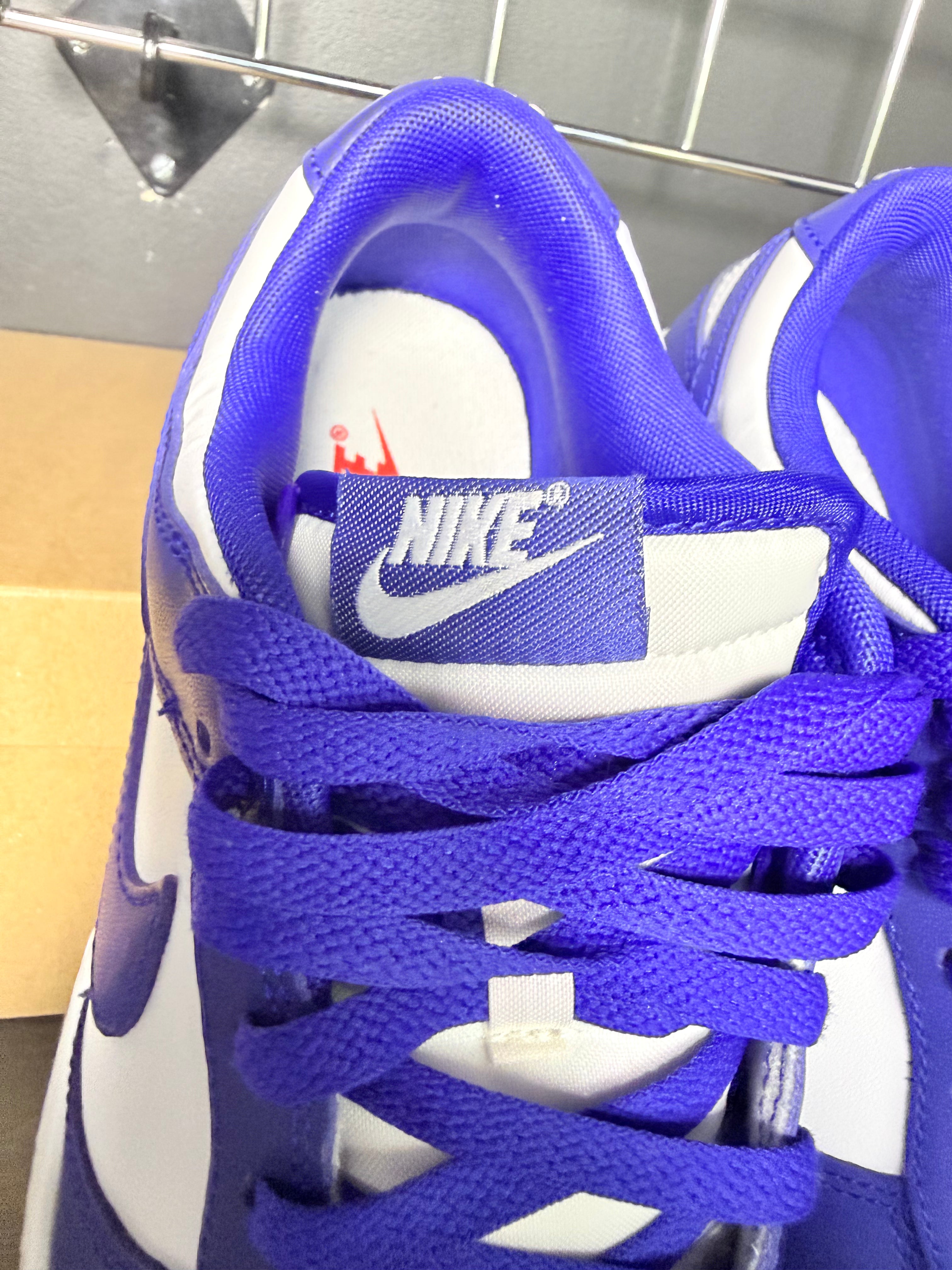 Nike Dunk Low "Concord" **PRE-OWNED** **REP. BOX**