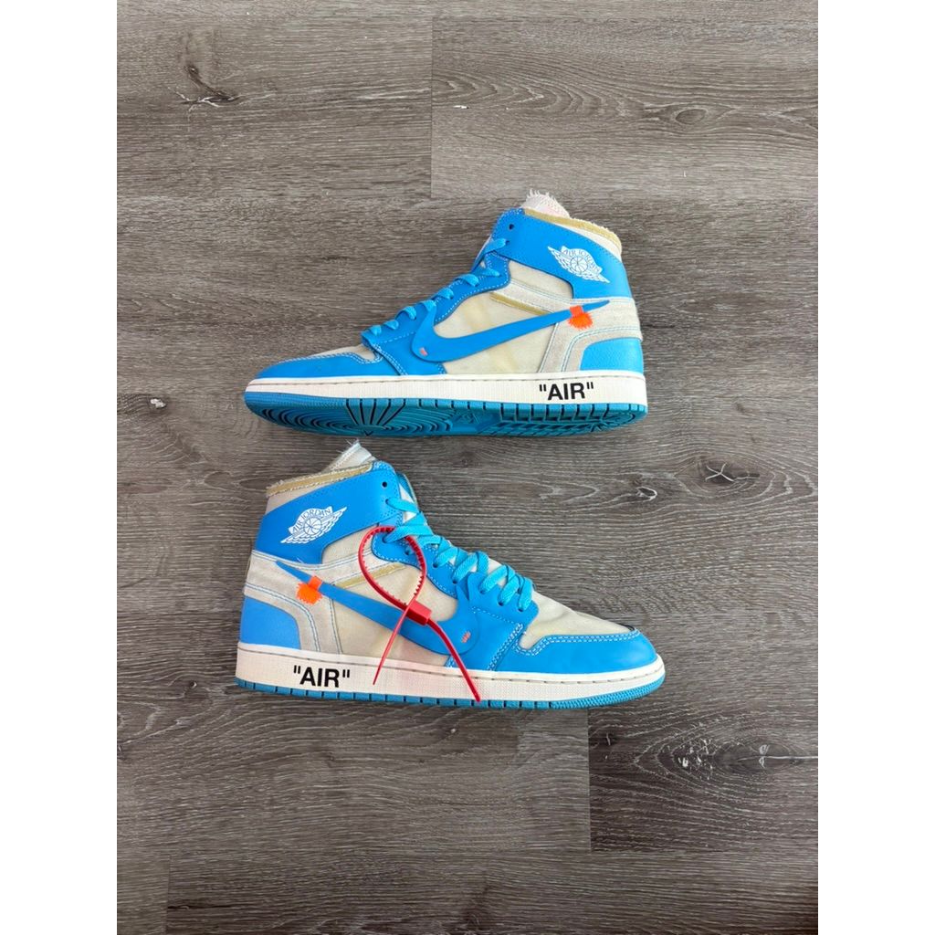 Air Jordan 1 Retro High x Off-White "University Blue" **PRE-OWNED**