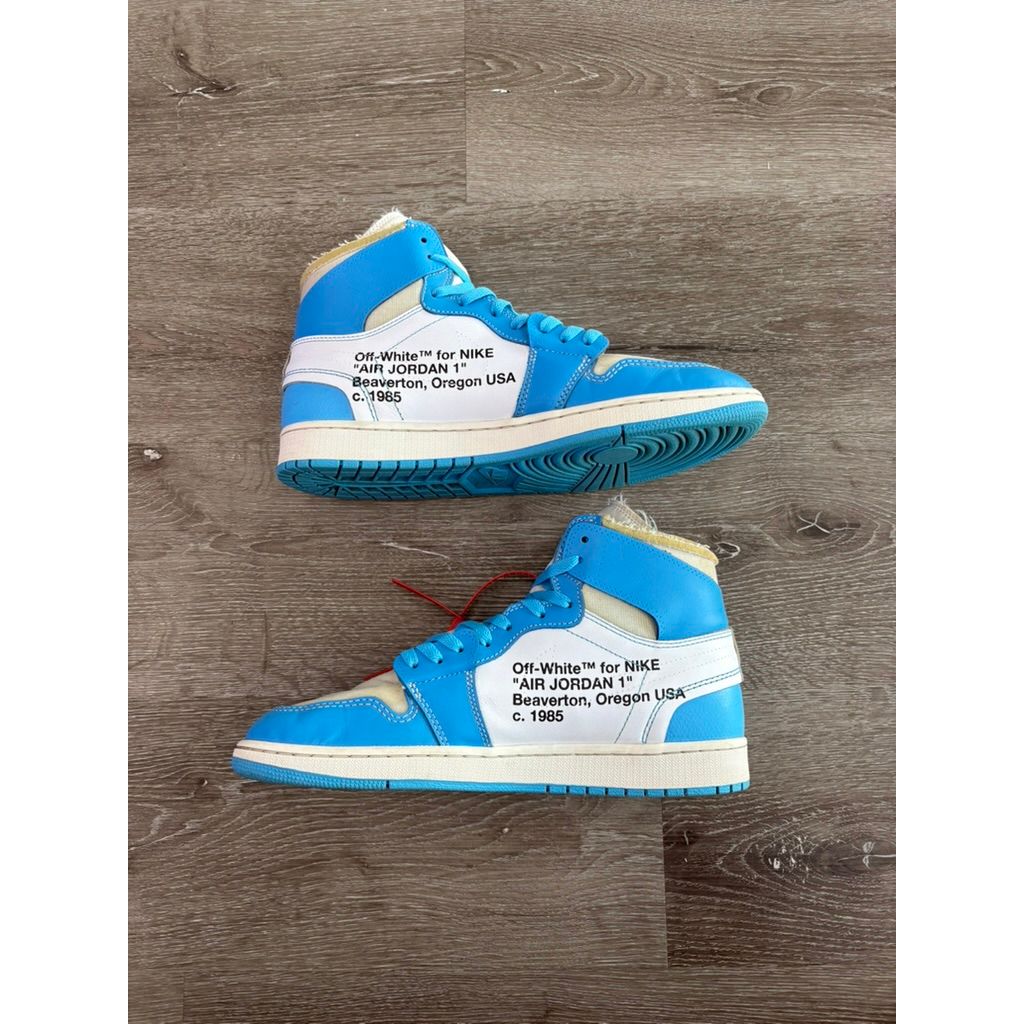 Air Jordan 1 Retro High x Off-White "University Blue" **PRE-OWNED**