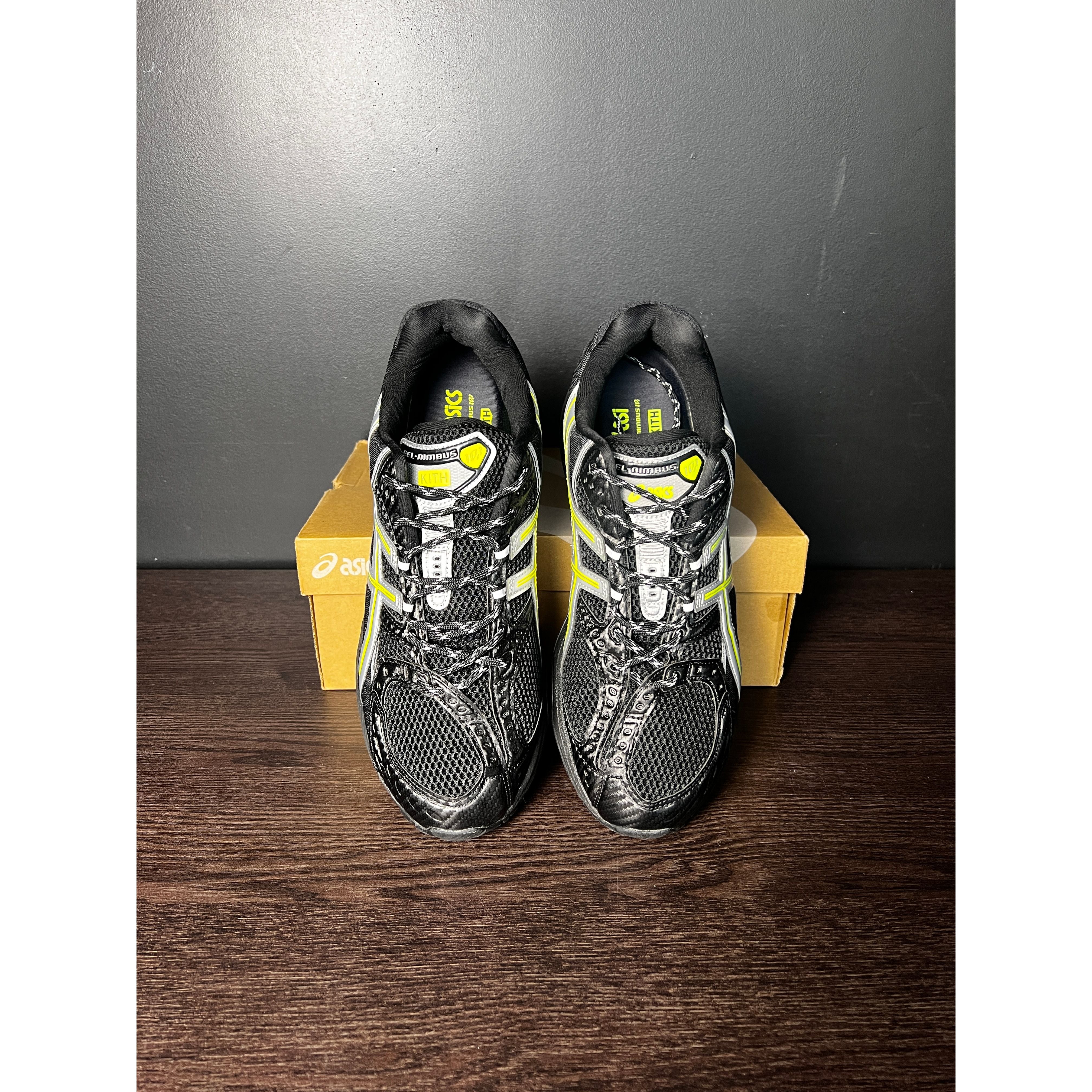 ASICS Gel-Nimbus 10.1 x Kith "Black Pure Silver" **PRE-OWNED**