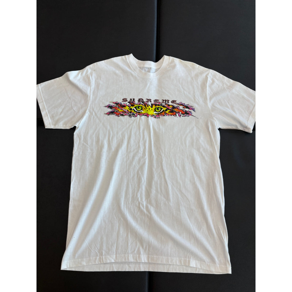 Supreme "Eyes" Tee (White) **PRE-OWNED**