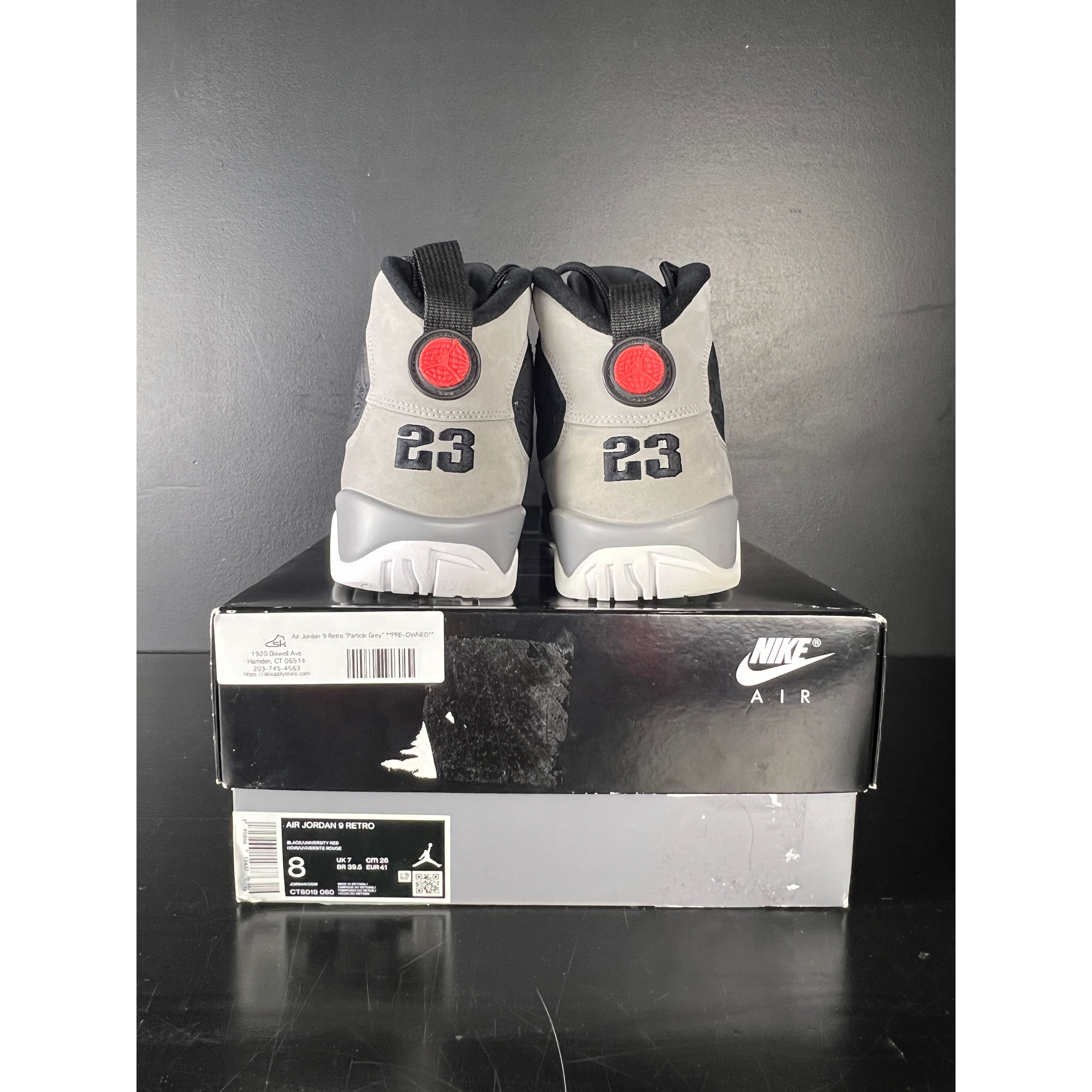 Air Jordan 9 Retro "Particle Grey" **PRE-OWNED**