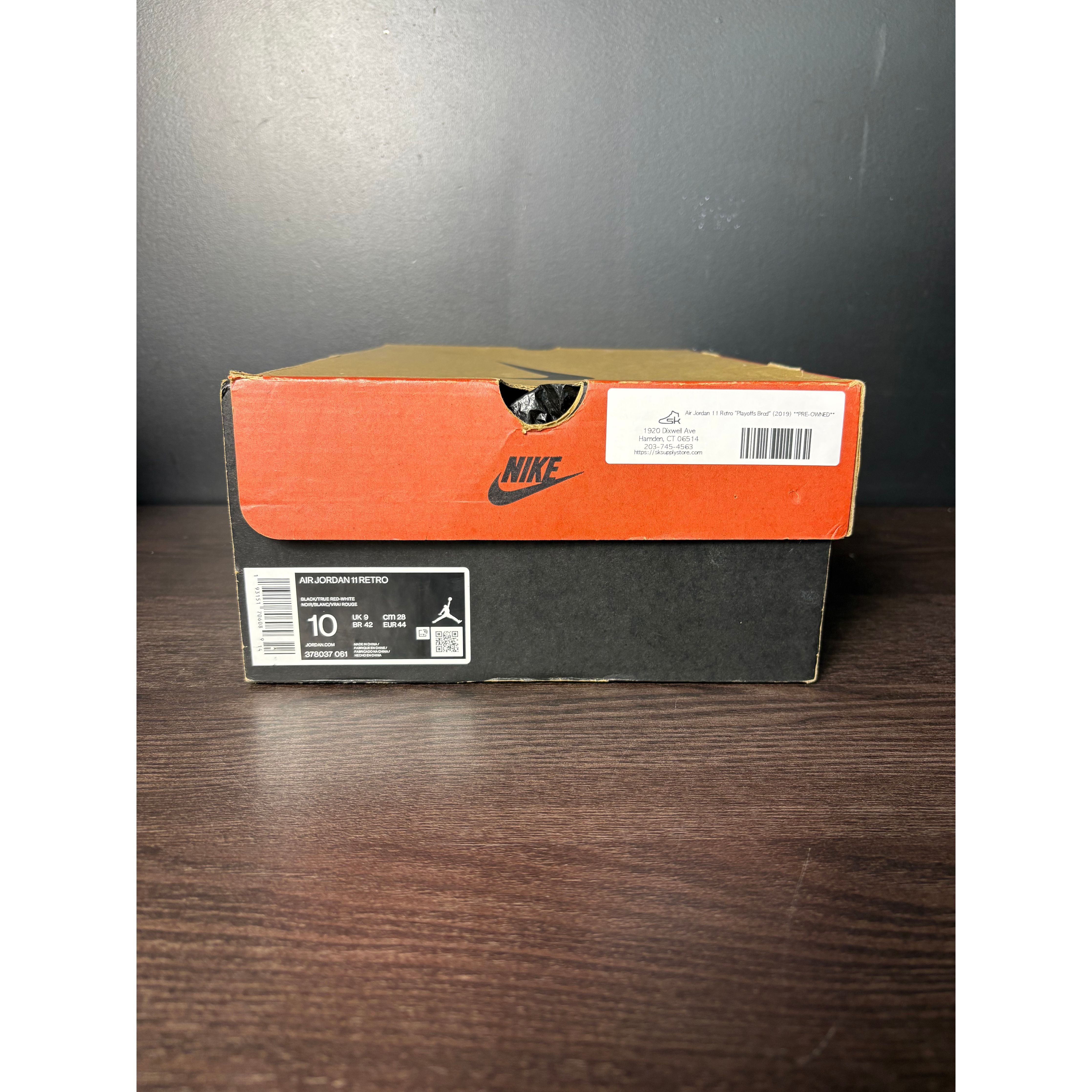 Air Jordan 11 Retro "Playoffs Bred" (2019) **PRE-OWNED**