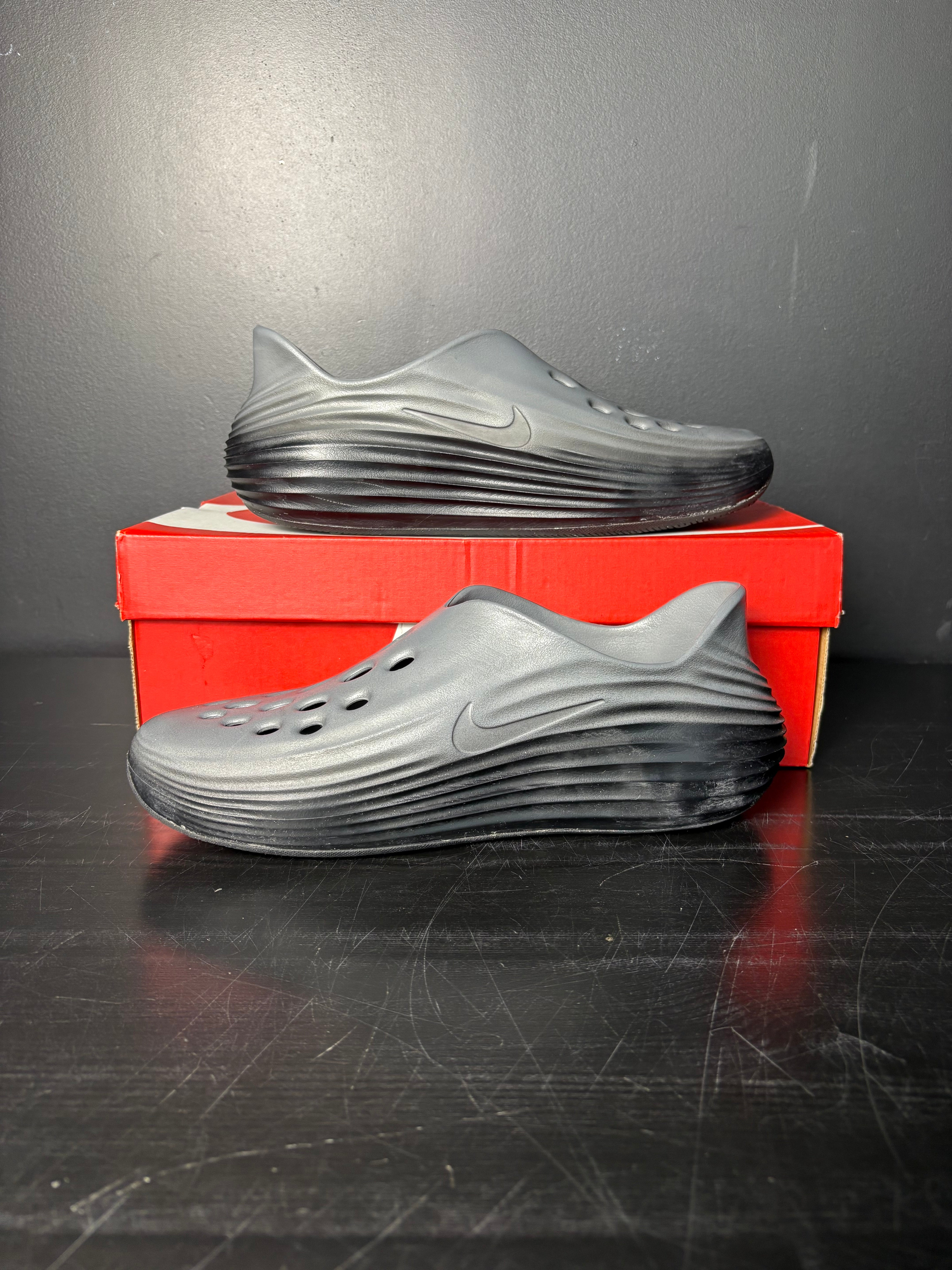 Nike ReactX Rejuven8 "Black Cool Grey Volt" **PRE-OWNED**