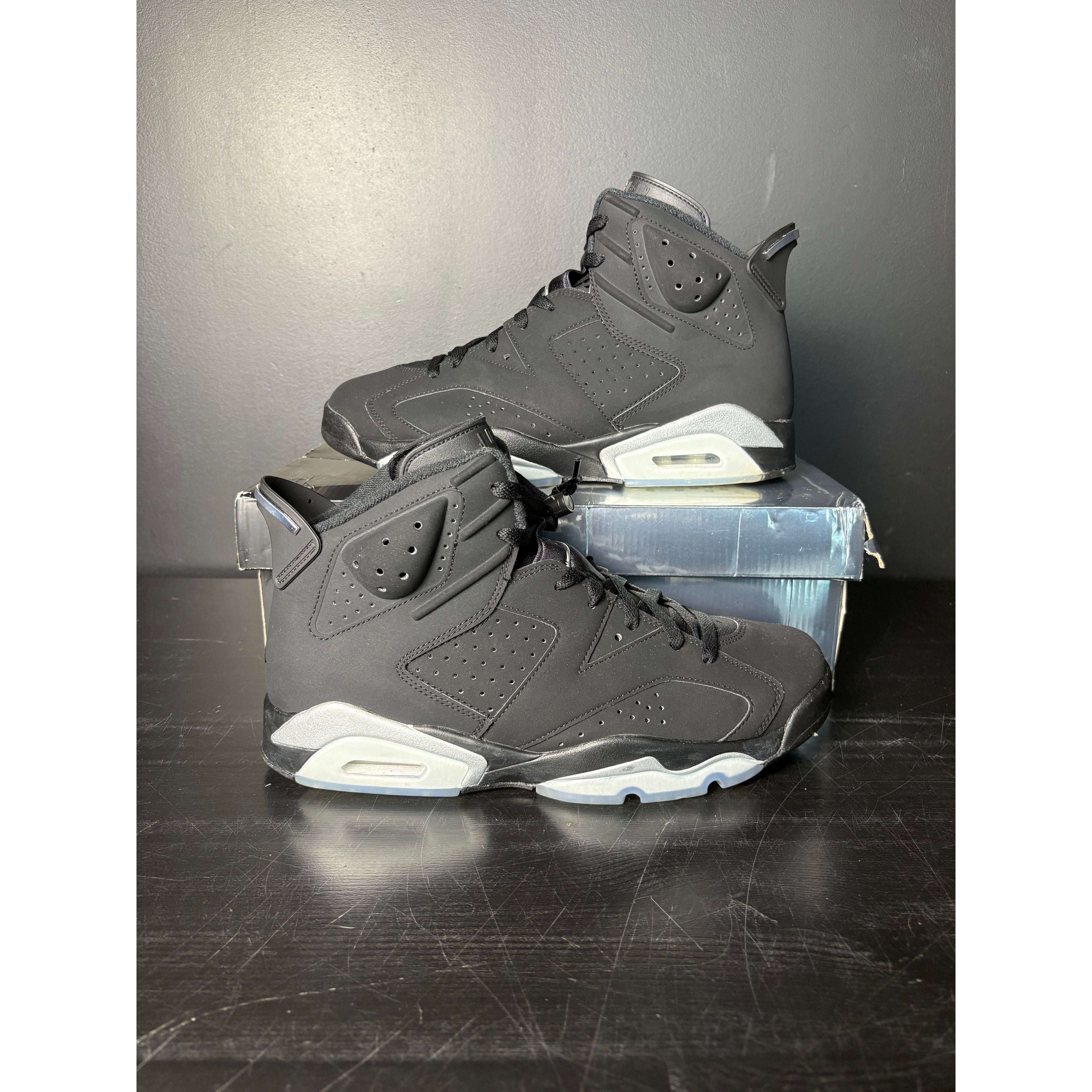 Air Jordan 6 Retro "Chrome Metallic Silver" **PRE-OWNED**