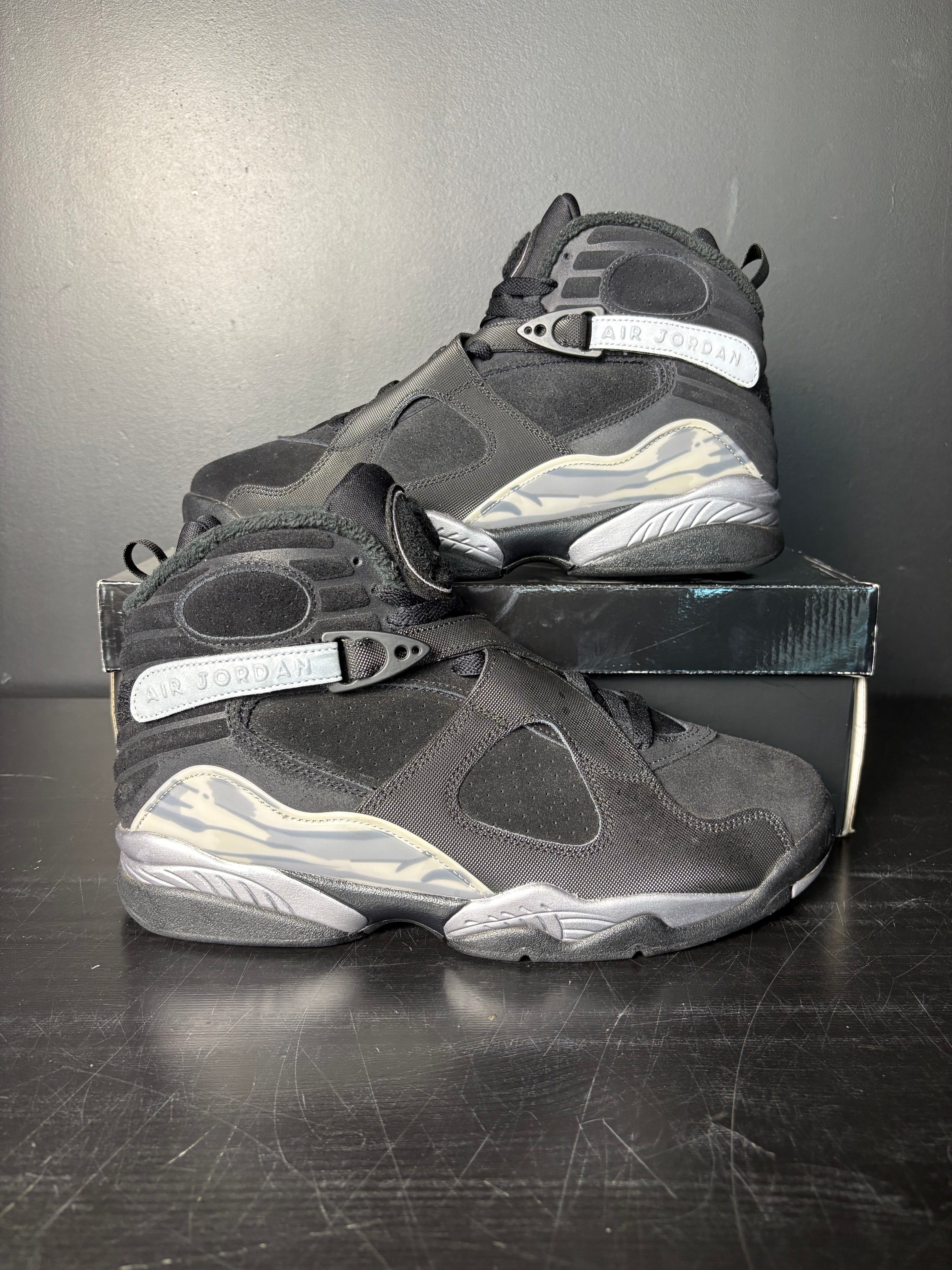 Air Jordan 8 Retro "Winterized Gunsmoke" **PRE-OWNED**