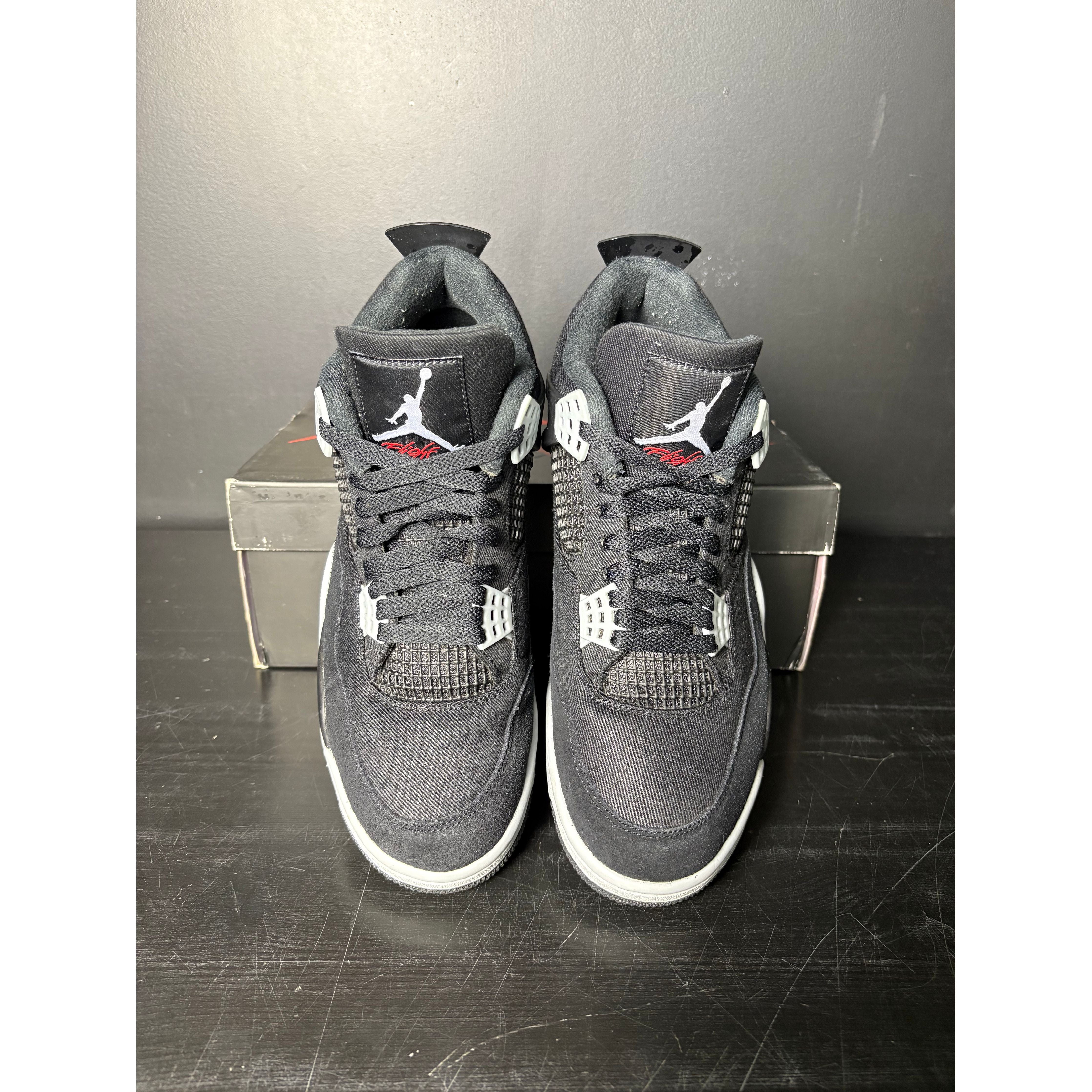 Air Jordan 4 Retro SE "Black Canvas" **PRE-OWNED**