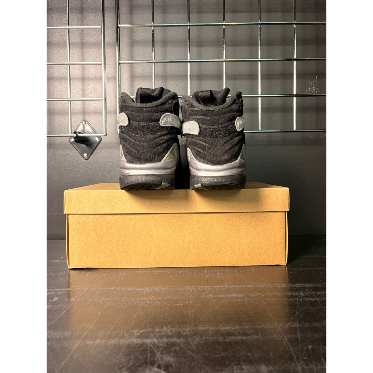 Air Jordan 8 Retro "Winterized Gunsmoke" **PRE-OWNED** REP. BOX