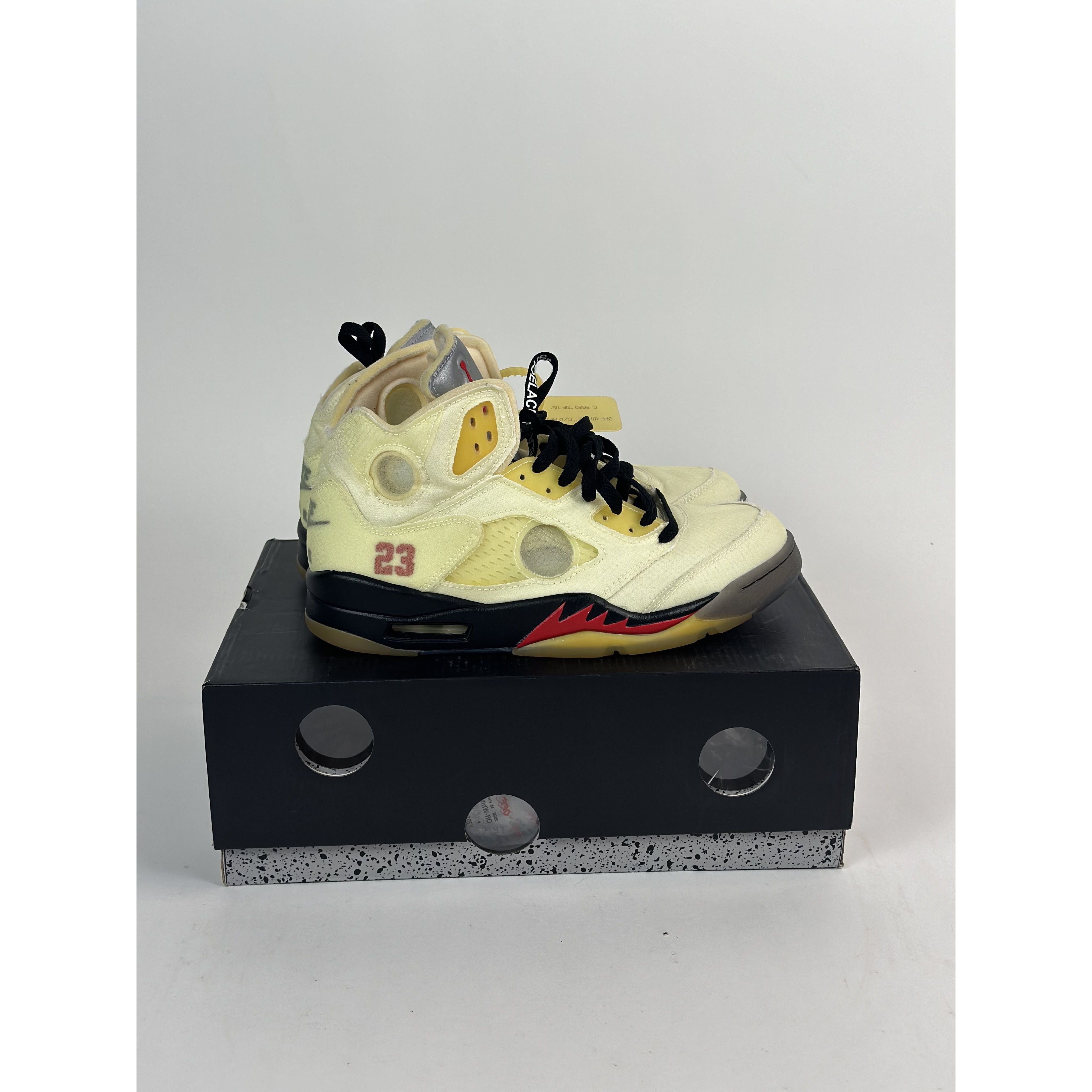 Air Jordan 5 Retro x Off-White "Sail" **PRE-OWNED**