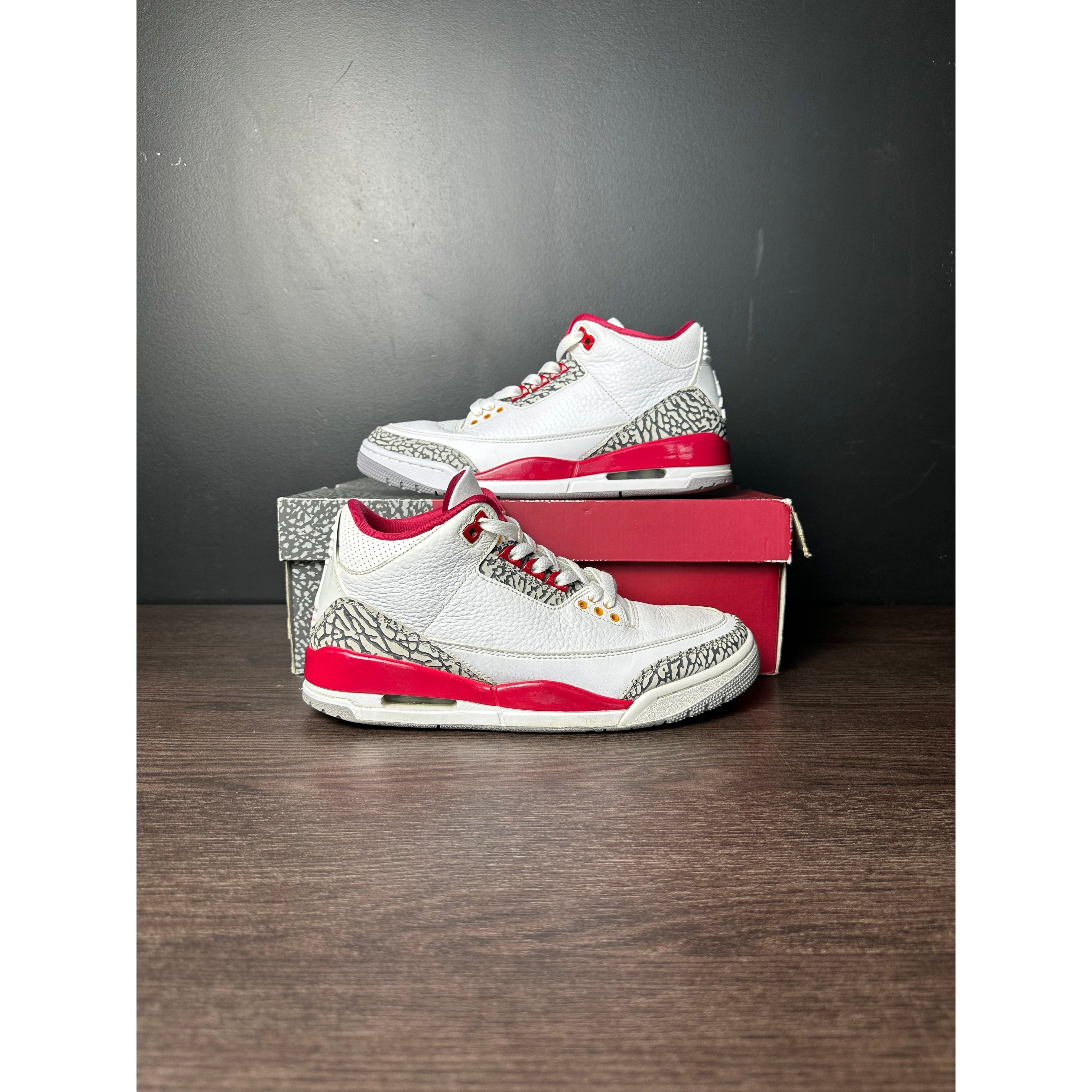 Air Jordan 3 Retro "Cardinal" (GS) **PRE-OWNED**
