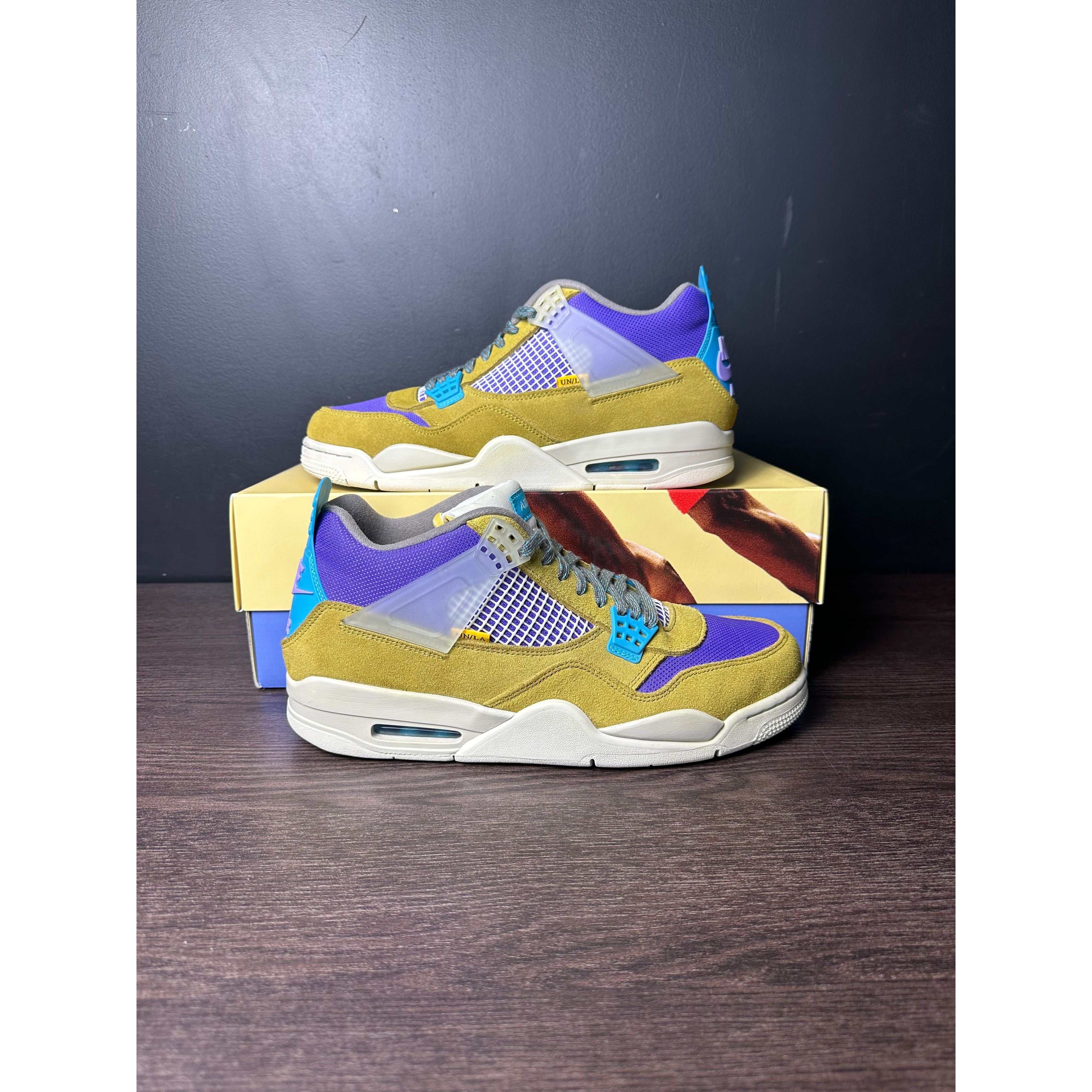 Air Jordan 4 Retro SP 30th Anniversary x Union "Desert Moss" **PRE-OWNED**
